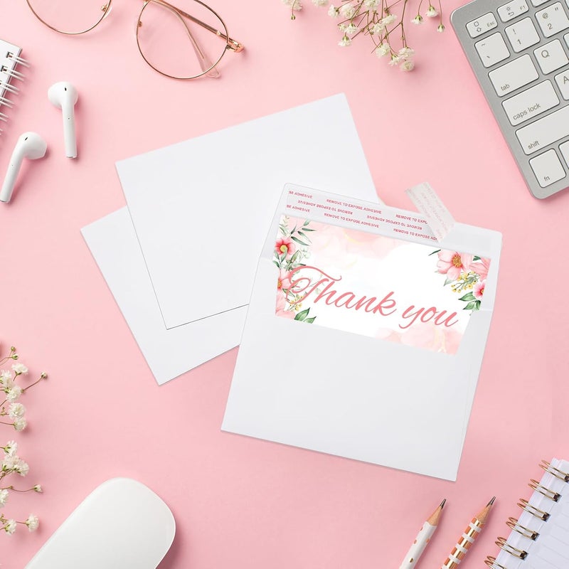 ACSTEP 100PACK A2 Envelopes White 4.375x5.75 Envelopes Self Seal for Greeting Cards, Wedding, Invitations, RSVP cards, Thank You Note Cards, Notice, and Announcements. - Image 5